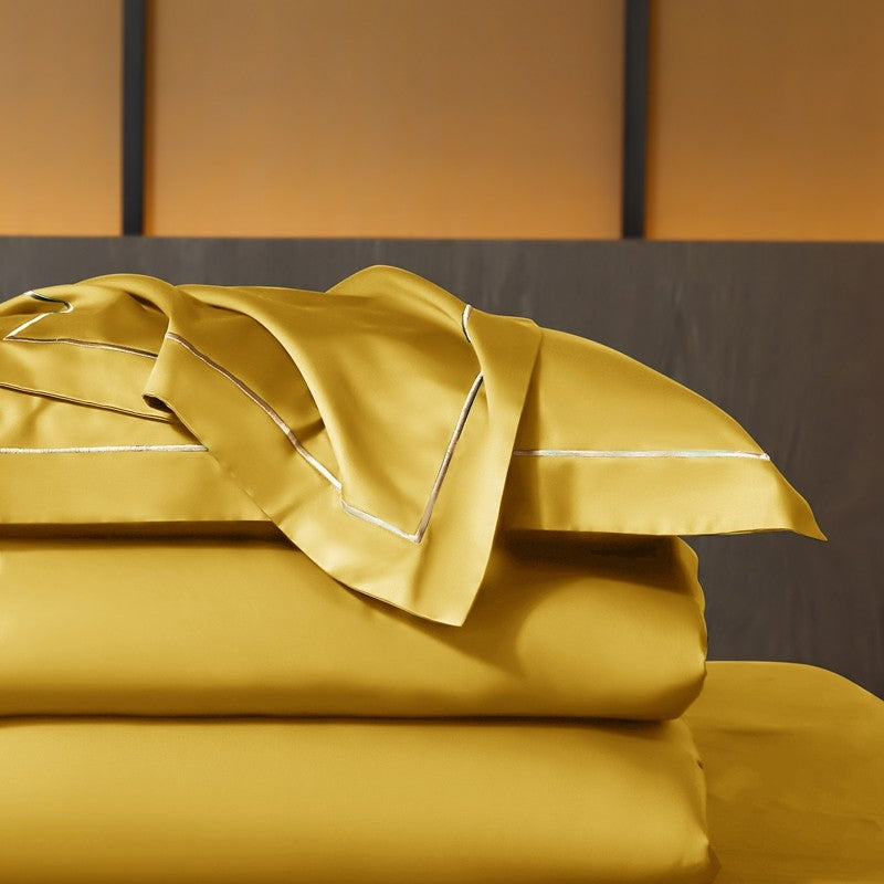 Golden Yellow - Egyptian Cotton Bedding Set (1000TC)