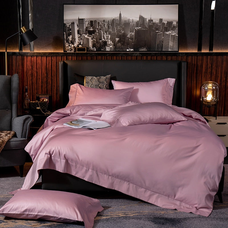 Champagne Pink - Pink Bedding Set For Sale