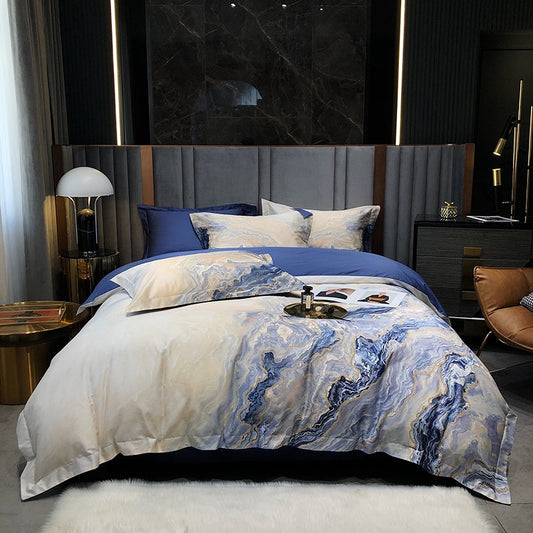 Blue Marble 1000TC - Luxury Bedding Set