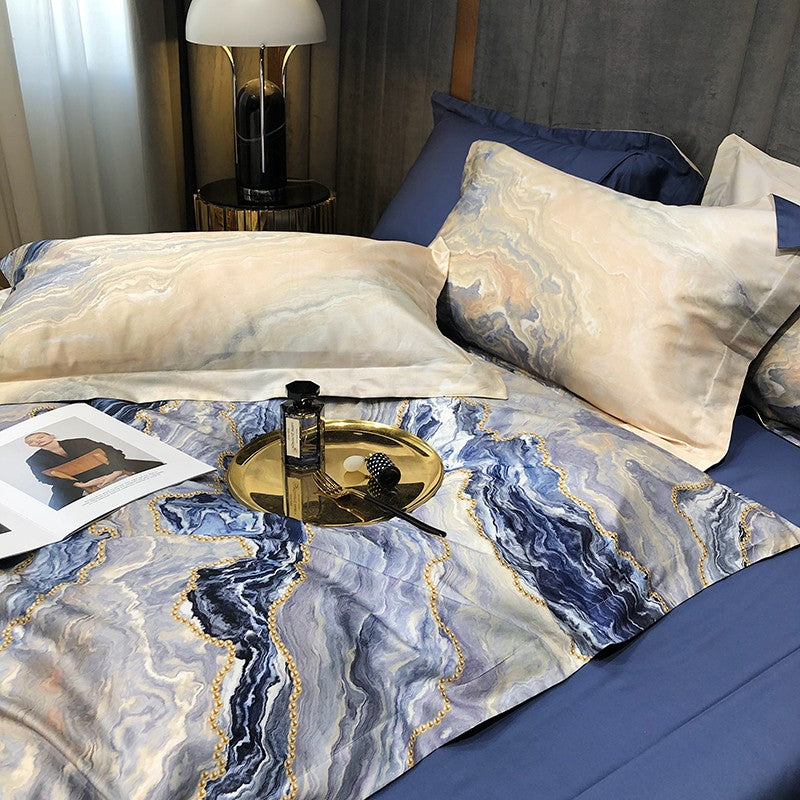 Blue Marble 1000TC - Luxury Bedding Set