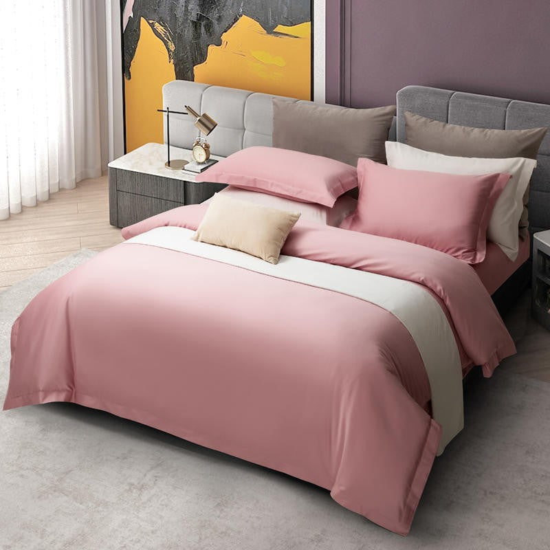 Flamingo Pink - Egyptian Cotton Bedding Set (1000TC)