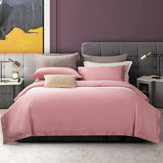 Flamingo Pink - Egyptian Cotton Bedding Set (1000TC)