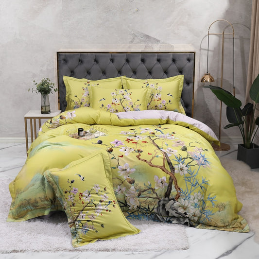 Yellow Harmony - 100% Egyptian Cotton Bedding Set