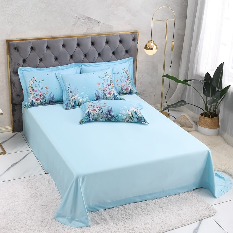 Blue Lake - 100% Egyptian Cotton Bedding Set