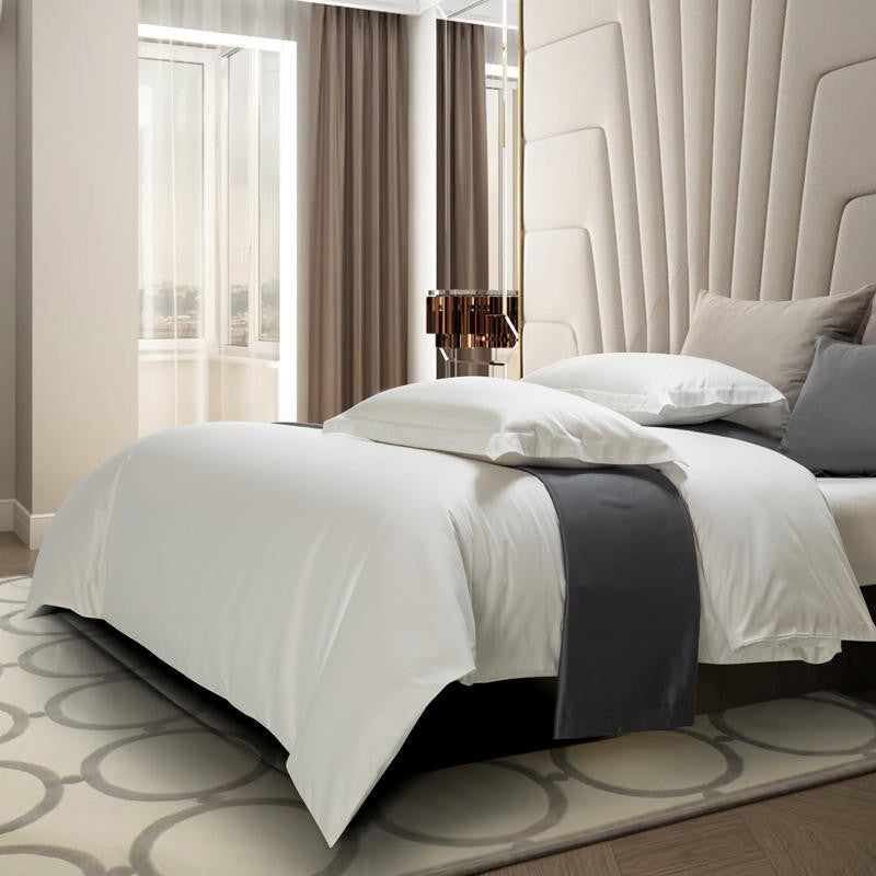 Winter White - Egyptian Cotton Bedding Set (1000TC)